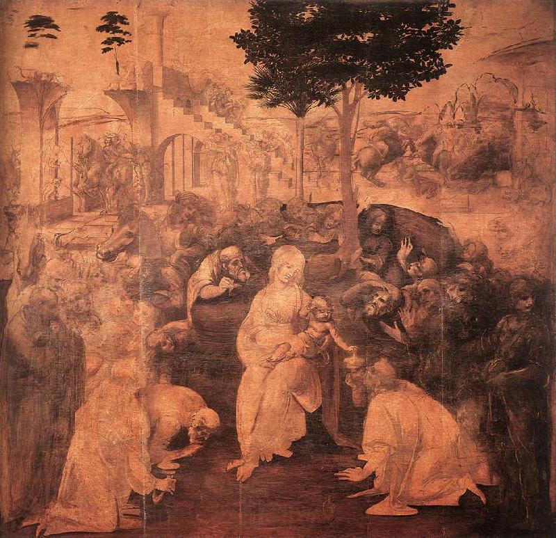 LEONARDO da Vinci St Jerome sgyu Norge oil painting art